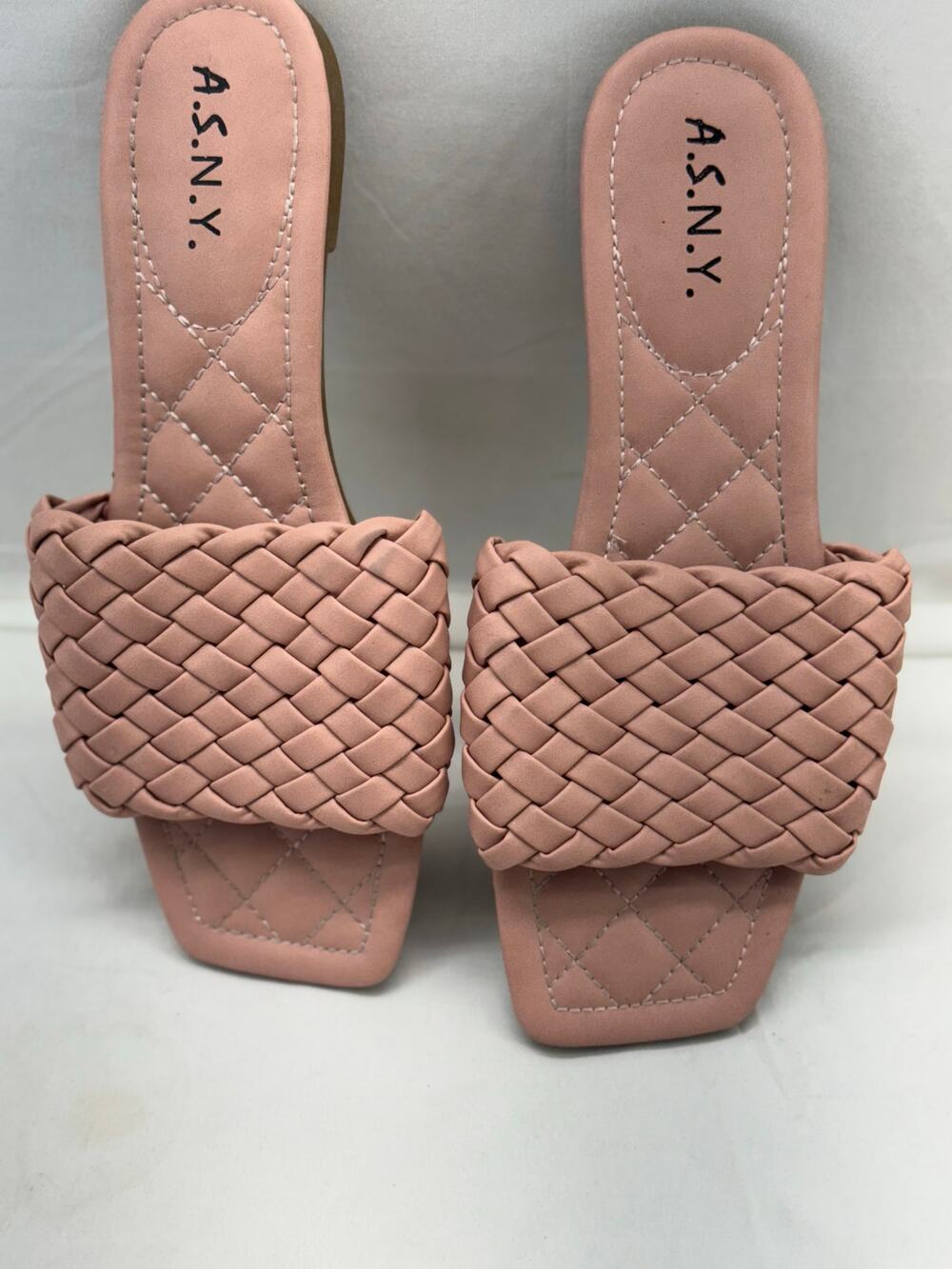 comfortable A.S.N.Y Pink slip on sandle 9